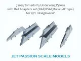JP72025 Tornado F.3 Underwing Pylons with Rail Adapters