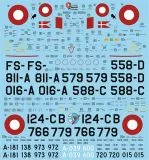 LN72-D21 F-84E/G Thunderjet dänische Luftwaffe frühe/späte Periode