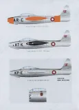 LN48-D22 F-84 Thunderjet dänische Luftwaffe mittlere Periode