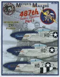 FBD48094 P-51 Mustang Meyer’s Maulers 487th FS Teil 1