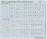 ACD72010 MiG-15bis Fagot-B Stencils