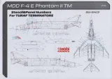 BBT72423 F-4E Terminator 2020 Stencils and Panel Numbers