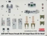 B3D72047 Tornado IDS 3D-gedruckte Cockpitdetails