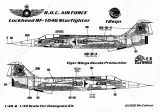 TW48402 F-/RF-/TF-104 Starfighter Chinese Air Force