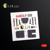 K48076 F-35B Lightning II 3D-gedruckte Cockpitdetails