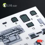 K48078 F/A-18F Super Hornet 3D-gedruckte Cockpitdetails