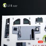 K48078 F/A-18F Super Hornet 3D-gedruckte Cockpitdetails