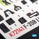 K72141 F-35B Lightning II 3D-gedruckte Cockpitdetails