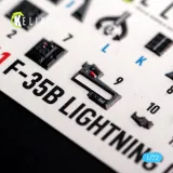 K72141 F-35B Lightning II 3D-gedruckte Cockpitdetails