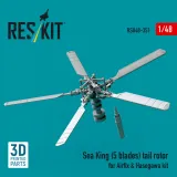 RSU480351 Sea King 5-Blatt Heckrotor