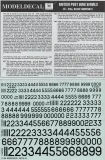 MDC035 British Post War Black Numerals 16 in. - 48 in.