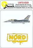 LN72-D25 F-16BM Block 20 Fighting Falcon NØRD