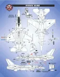 BMA48048 F-16 Fighting Falcon Stencils (frühe Version)