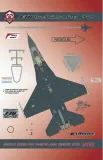 BMA48049 F-16 Fighting Falcon Stencils (späte Version)