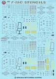 BMA48050 F-15C Eagle Stencils