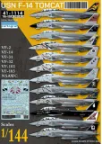 DXM14015 F-14A/B/D Tomcat VF-2, VF-14, VF-31, VF-32, VF-102, VF-103 & NSAWC