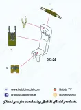 B3D48017 F-4E Terminator 2020 3D-gedruckte Cockpitdetails