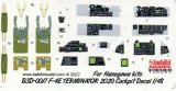 B3D48017 F-4E Terminator 2020 3D-gedruckte Cockpitdetails