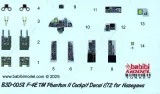B3D72058 F-4E Terminator 2020 3D-gedruckte Cockpitdetails