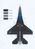 BBT72442 F-16C Block 50 Fighting Falcon 30th August Victory Day