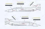 B3D32052 F-4 Phantom II 3D-gedruckte Formationslichter
