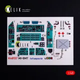K48137 Mi-8MT Hip-H 3D-gedruckte Cockpitdetails