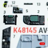 K48145 AV-8B Harrier 3D-gedruckte Cockpitdetails