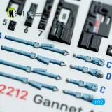 K72212 Gannet AS.1/AS.4 3D-gedruckte Cockpitdetails