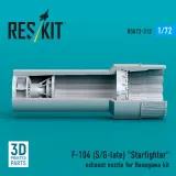 RSU720312 F-104G/S Starfighter (späte Varianten) Schubdüse