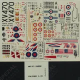 MDC037 Aardvark, Magister, Mirage, Phantom & Sabre