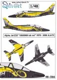 SY48066 Alpha Jet E Special Finish 1,000,000 Flying Hours