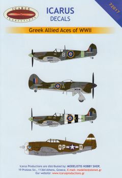 ID72017 Spitfire, Tempest & Thunderbolt: Greek Allied Aces of WW II