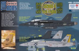 TB48228 F/A-18C Hornet & F/A-18E Super Hornet VFA-106 Gladiators