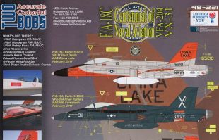 TB48231 F/A-18A/C Hornet VFA-204/VX-31 & A-4C Skyhawk VX-31