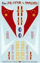 TB48233 Chengdu J-10 Vigorous Dragon 81st Aerobatics Team