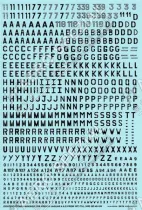 BD48106 Jaguar A & E Letters and Digits