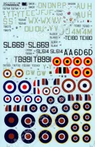 XD72182 Spitfire LF.XVI RAF & belgische Luftwaffe