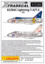 XD72200 Lightning T.4/T.5 RAF #1