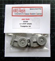 AMS32102 A-1 Skyraider (U.S. Air Force) Weighted Wheels