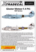 XD32051 Meteor F.4 Royal Air Force