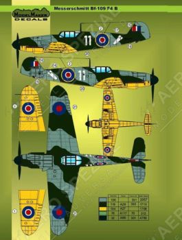 MOD32022 Bf 109 E/F/G Royal Air Force