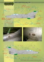 MOD72020 MiG-21bis/M/MF/PFM/UM Stencils Polish Air Force