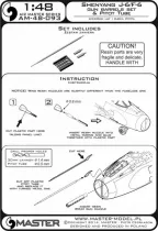 AM48093 Shenyang J-6/F-6 Gun Barrels and Pitot Tube