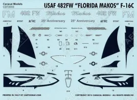 CD72033 F-16C Block 30 Fighting Falcon Florida Makos