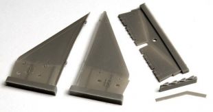 MMK4895 Saab 37 Viggen Canards with lowered Flaps