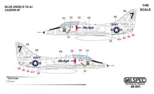 CMS4801 TA-4J Skyhawk Blue Angels
