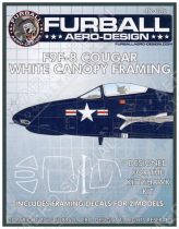 FBD48042 F9F-8 Cougar White Canopy Seals