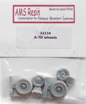 AMS32116 A-7D Corsair II Weighted Wheels