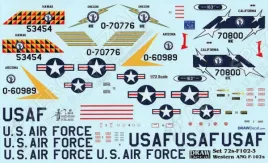 DRD7206 F-102A Delta Dagger Western Air National Guard Units