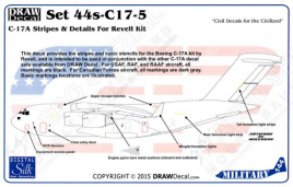 DRD4406 C-17A Globemaster III Stripes and Stencils